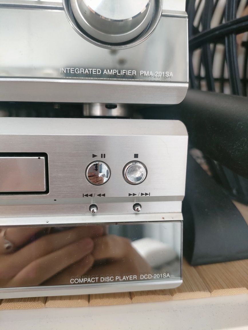 Wieża DENON wysoki model zestaw Stereo z Głośnikami wieza