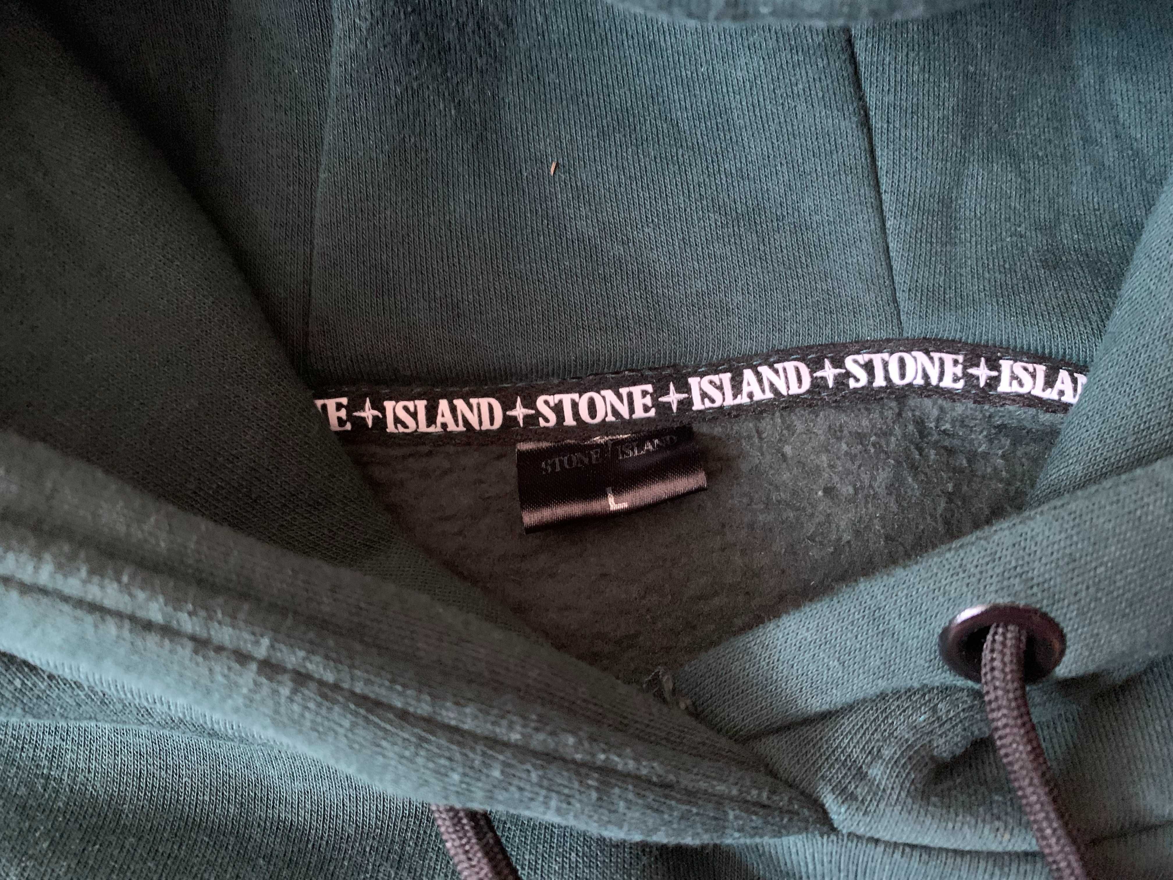 сортивный мужской костюм теплый Stone Island