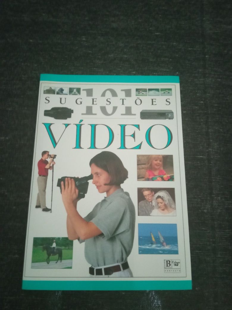 Livro Fotografia Antigo e Livro Vídeo Novo