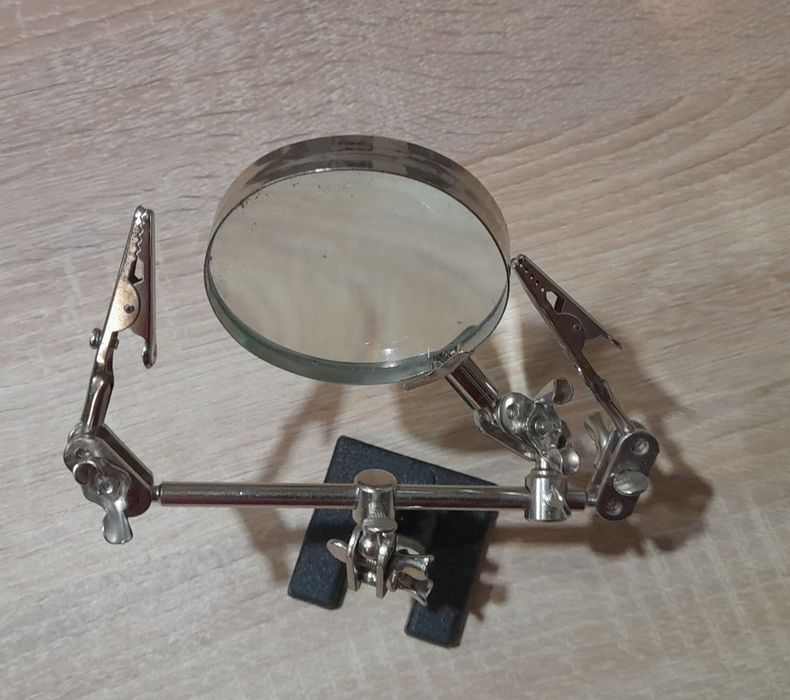 3x lutownica+ plus trzecia ręka z lupą