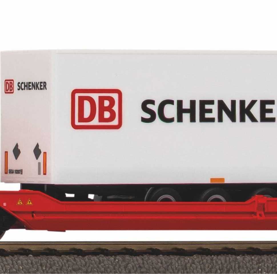 PIKO H0 (24626) - Wagon kontenerowy T3000e DB Schenker DB/AG Ep. VI