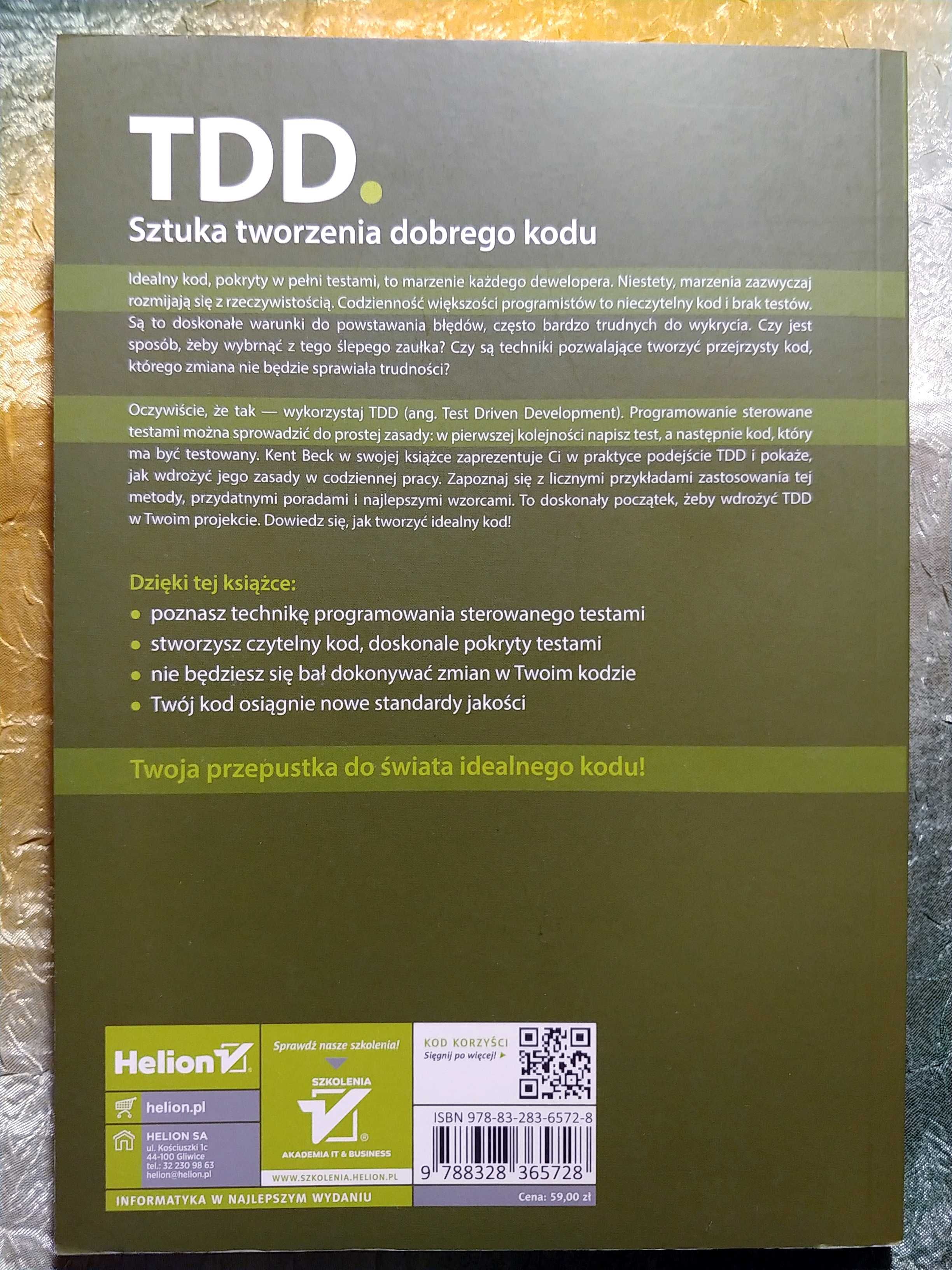 TDD. Sztuka tworzenia dobrego kodu - Kent Beck