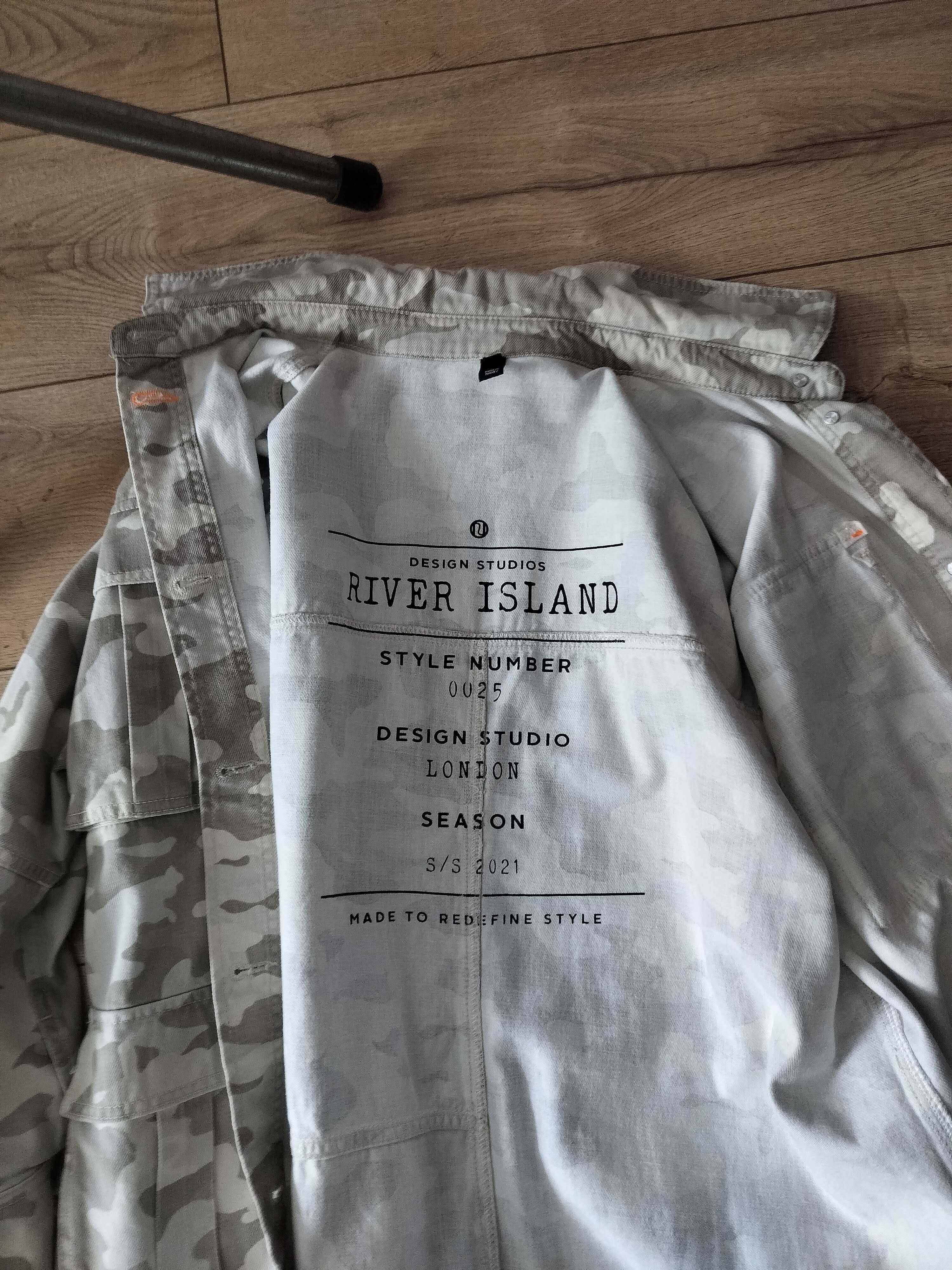 Kurtka damska 42 River Island wyjątkowa studio modowe Londyn jeans