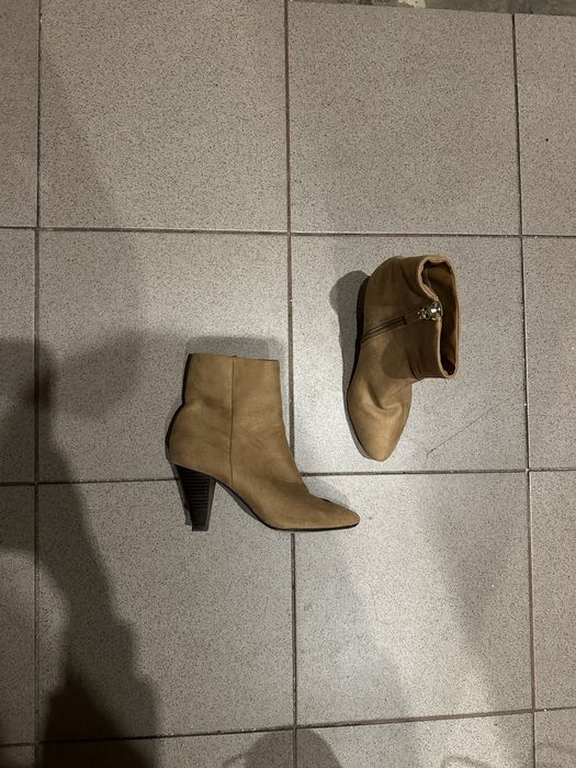 35 36 ботильоны ботильони бежеві казаки в ковбойському стилі