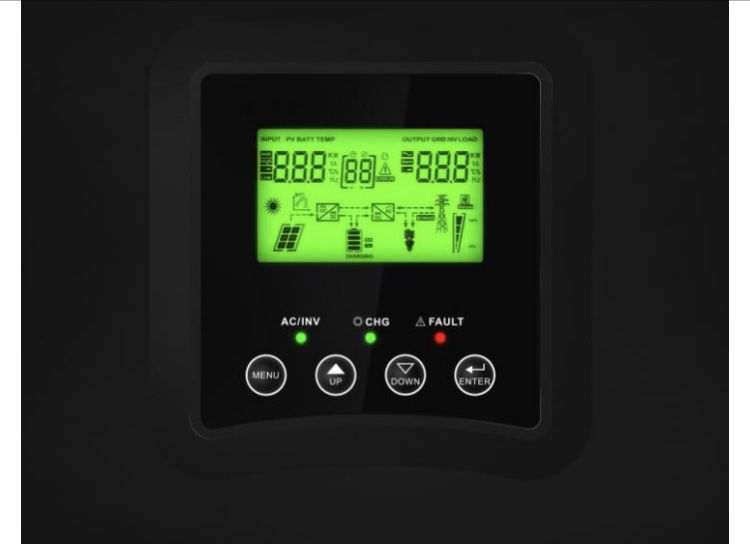 Інвертор гібридний Green Cell 24v 2 кВт 4 кВт Сонячний ПОЛЬЩА ДБЖ