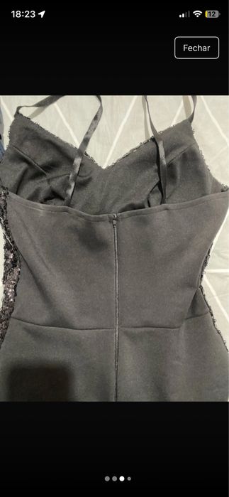 Vestido em lntejoulas paetes