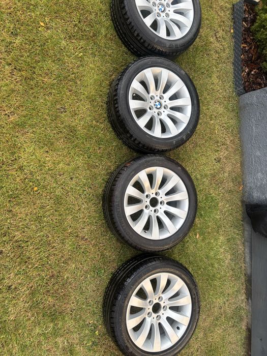 Kola alufelgi wraz z oponami styling 244 rozmiar 17 BMW e60 BBS RD407