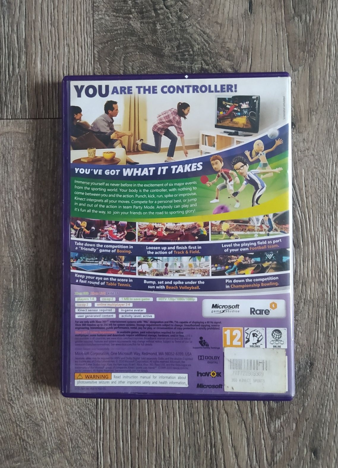 Gra Xbox 360 Kinect Sport Wysyłka