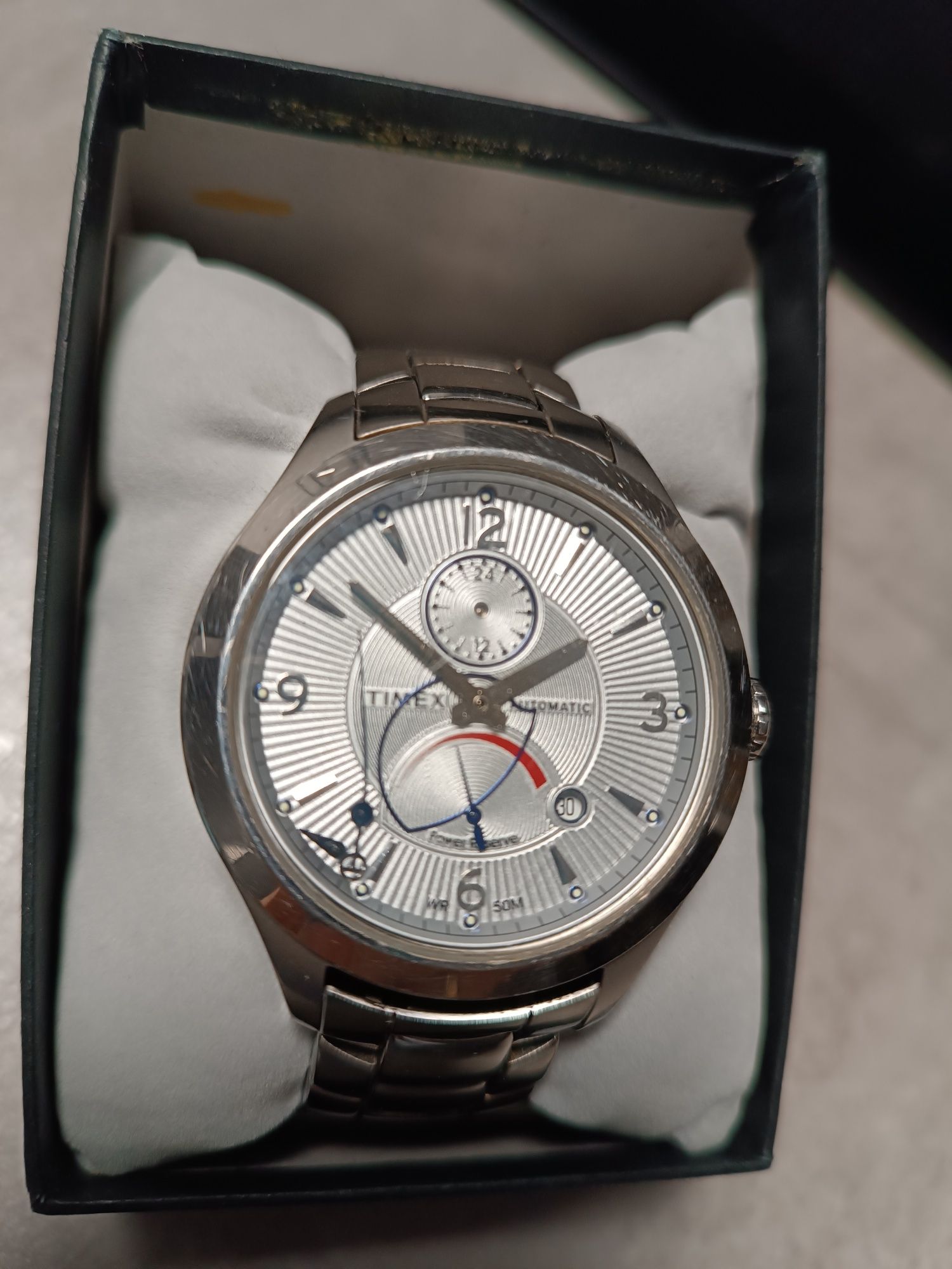 Zegarek męski Timex automatyczny uszkodzone wskazówki