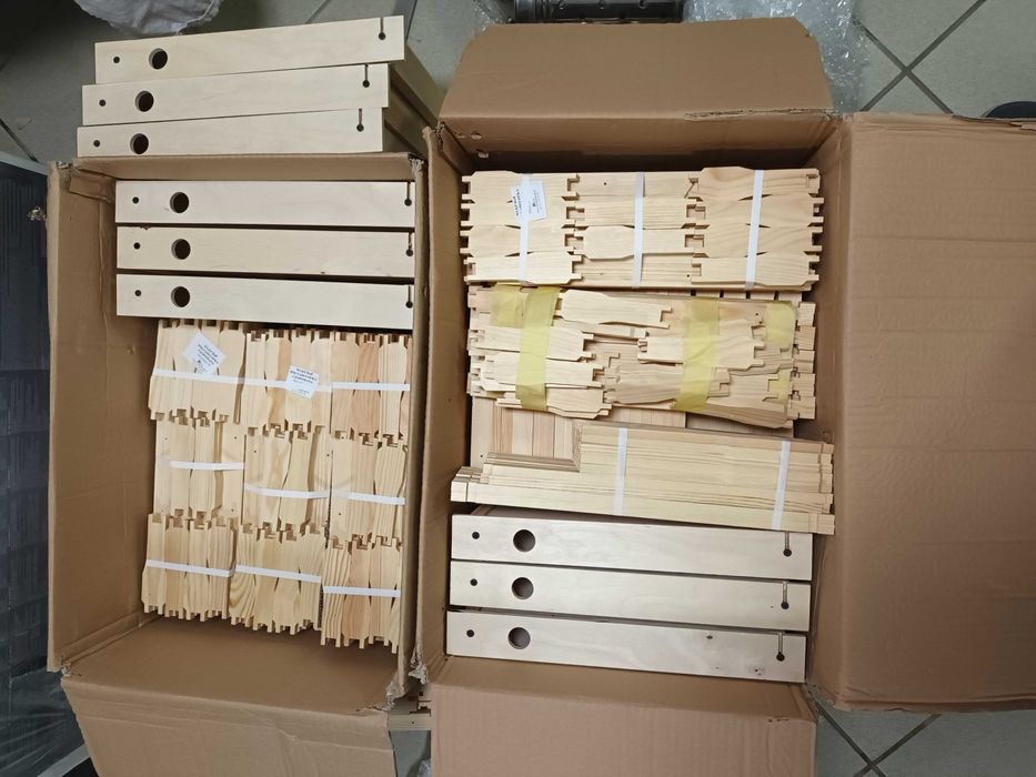 NOWE drewniane pomalowane ULE wielkopolskie ze STOJAKIEM i NADSTAWKĄ