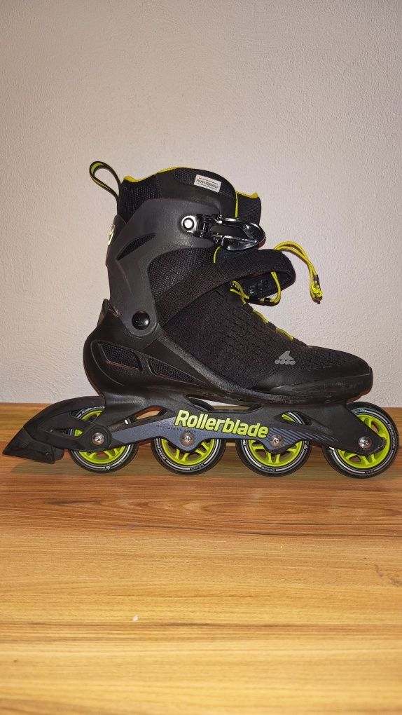 Rolki męskie Rollerblade Zetrablade Elite black/lime