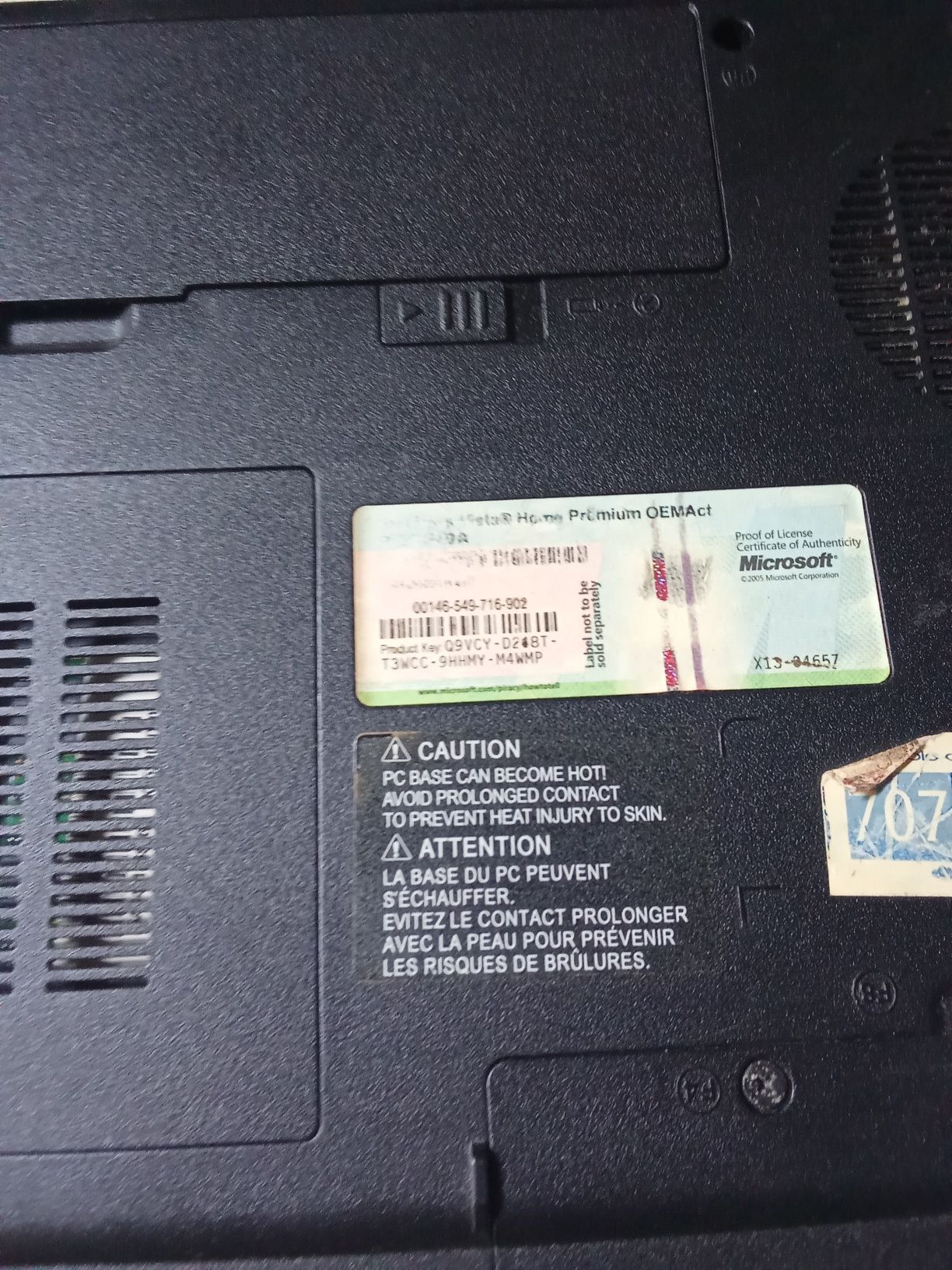 Portátil Toshiba