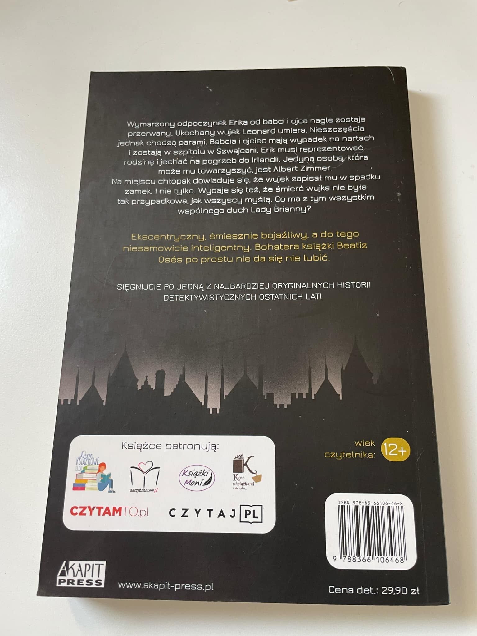 Detektyw Erik Vogler i klątwa zamku Misty Abbey Beatriz Oses