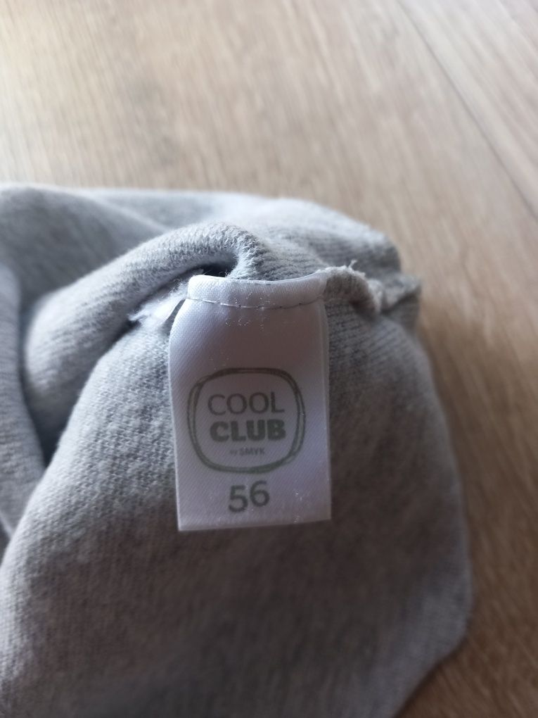 Szara cienka czapka cool club r.56