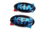 Emblemat Znaczek Logo KIA PRZÓD TYŁ OE 86320-1W250 NOWY! 13x6,5cm ORYG