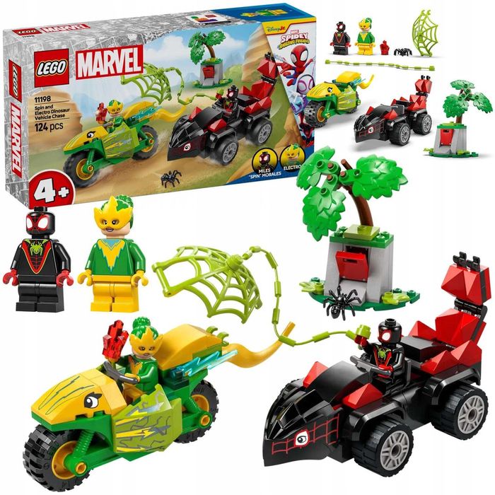 Klocki Lego Super Heroes Marvel Spidey 11198 Pościg Spina za Electro