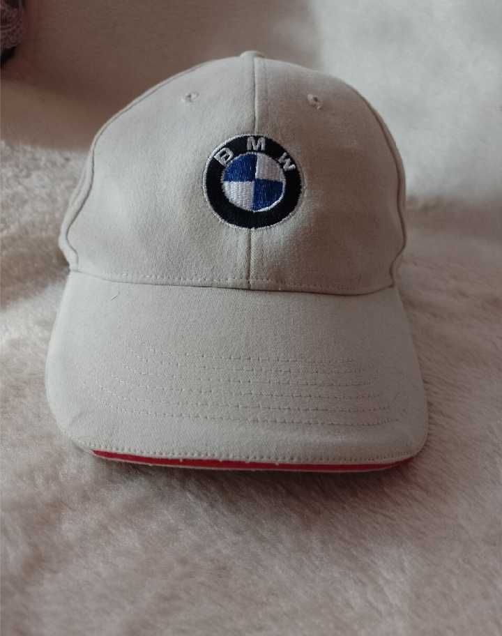 BMW/ Ekskluzywna, beżowa Czapeczka z daszkiem
