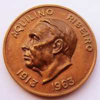 Medalha de Bronze 50 Anos Aquilino Ribeiro por CABRAL ANTUNES 1963