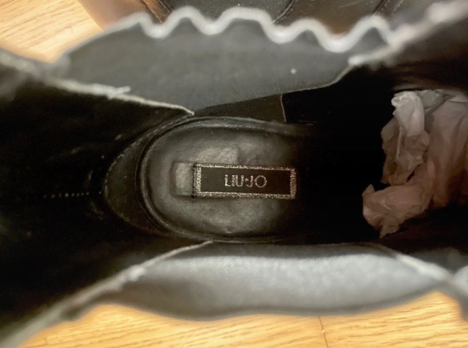 Skórzane botki Liu Jo