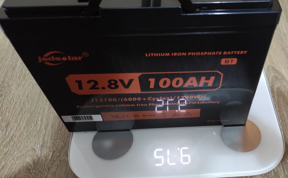 В наявності! Акумулятор JSDSOLAR 12V 100Аг 100Ah