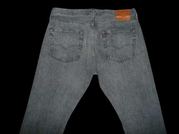 Spodnie dżinsy LEVIS 501 ST W36/L30=48/99cm PREMIUM
