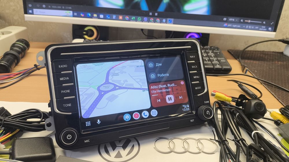 ‼️+Камера‼️Магнітола Volkswagen Android, 8 ядер 4/64gb 4G