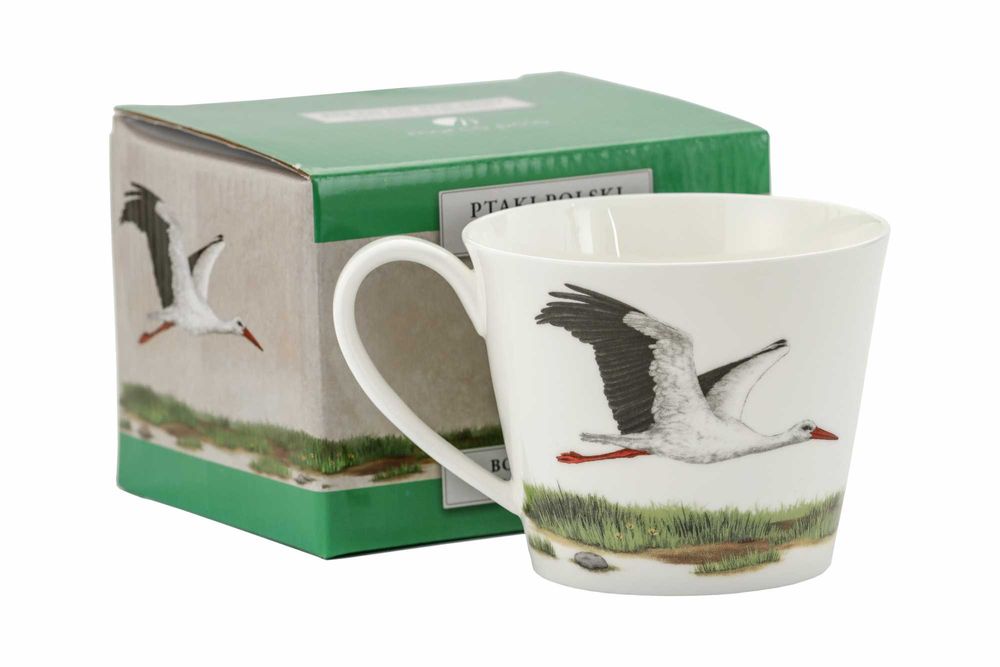 Kubek porcelanowy BOCIAN 400ml.