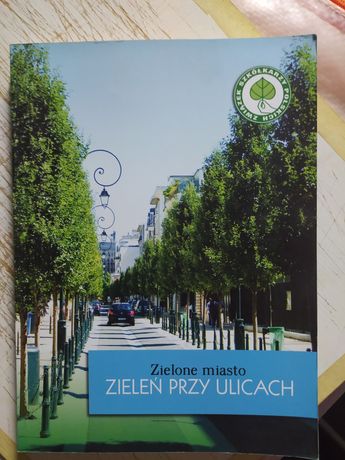 Książka ogrodnicza: zielone miasto zieleń przy ulicach.