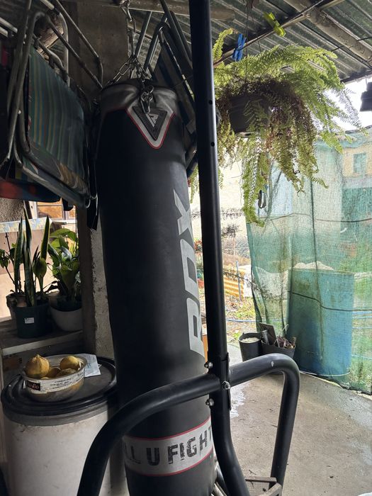 Saco de box com stand