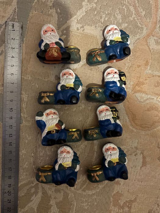 Рождественские украшения на елку, подсвечники, копилка Германия