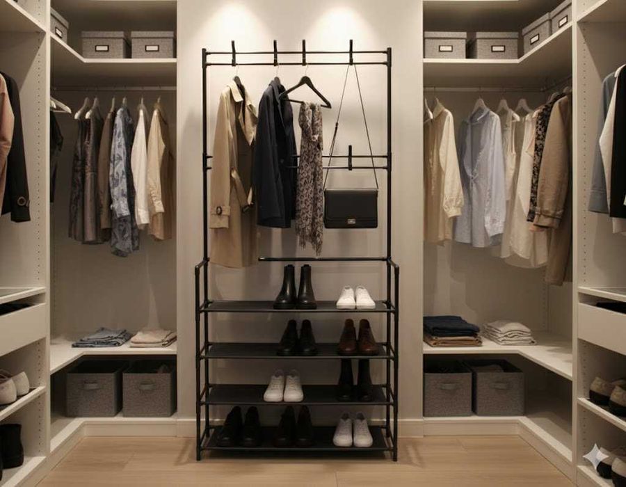 Wieszak Stojak regał komoda na buty ubrania szafa szafka