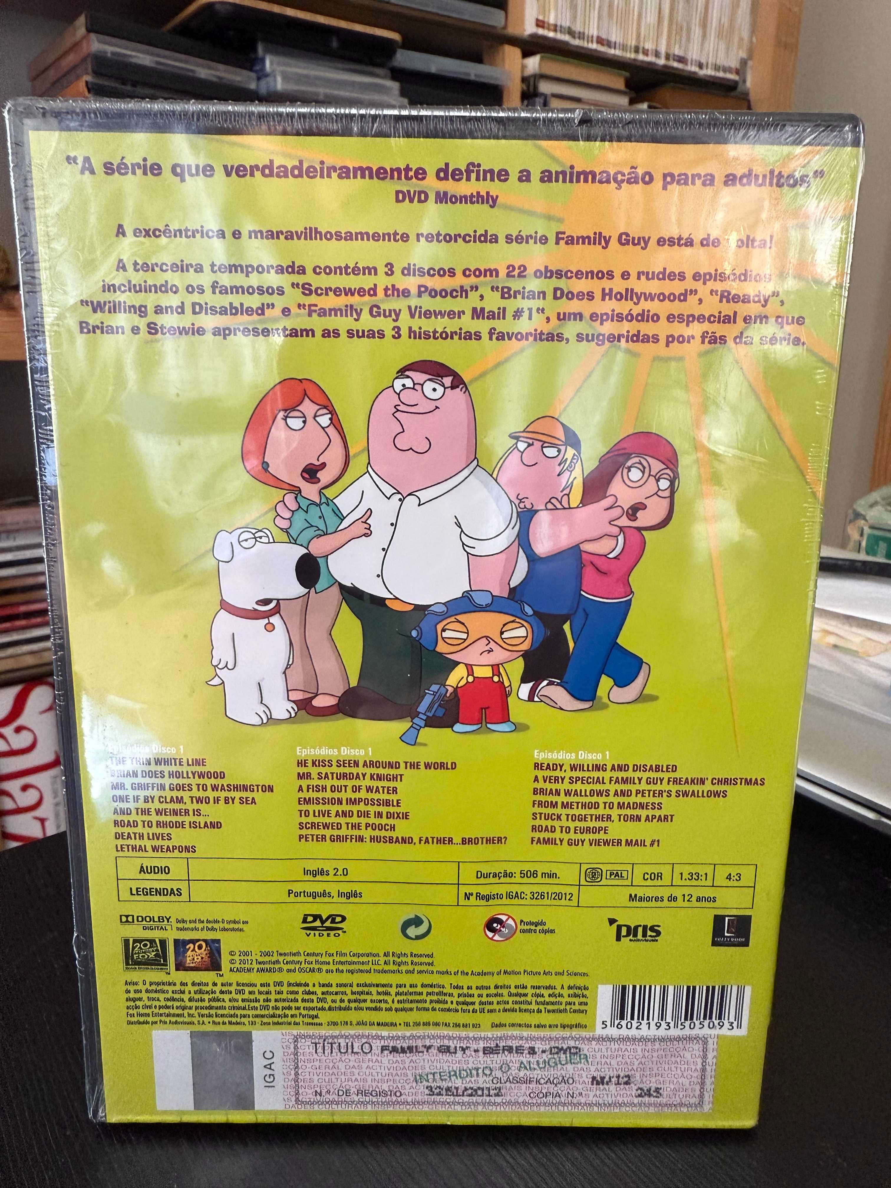 Seth MacFarlane – Family Guy - Season 3 - NOVO - SELADO
