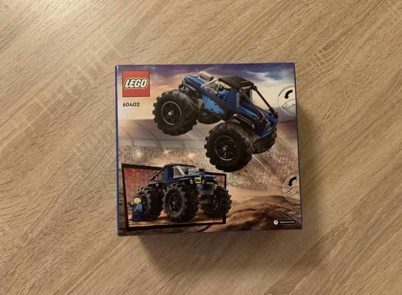 Nowe LEGO City Niebieski monster truck 60402