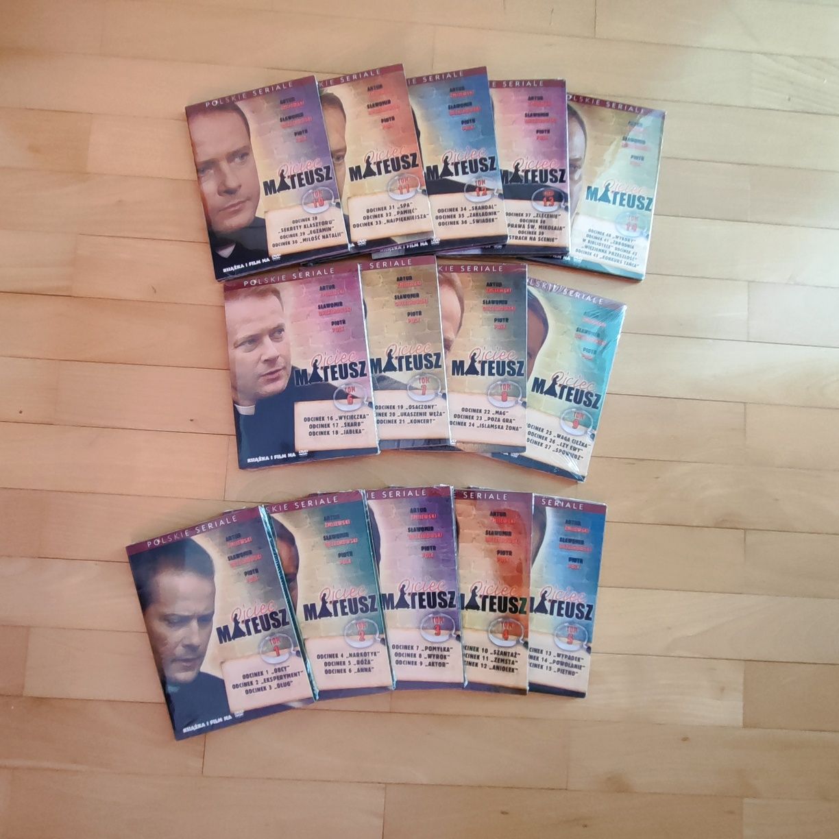 NOWE Ojciec Mateusz kolekcja 14 płyt dvd wraz z książką 43 odcinki