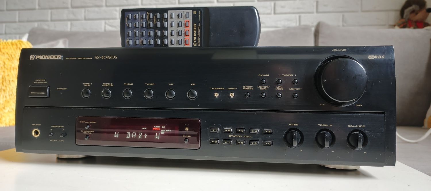 Pioneer SX-404RDS amplituner stereo Hi-fi z RDS, pilot, fajny stan.