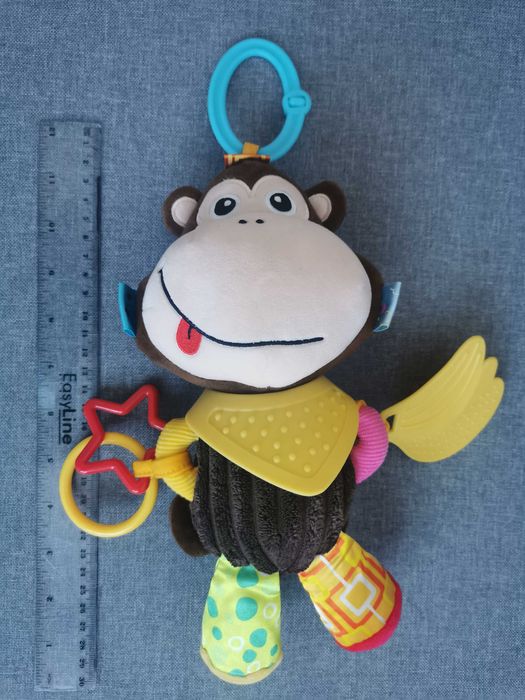 Zabawka interaktywna do wózka - małpka