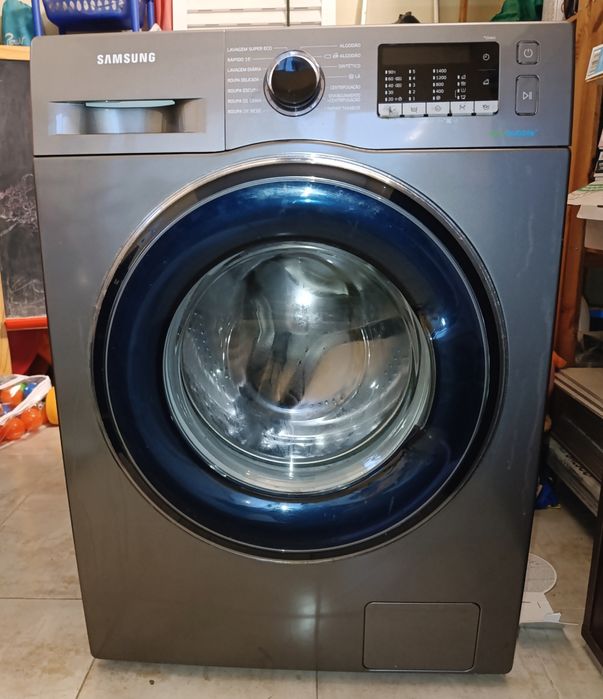 Vendo Máquina Lavar Samsung Eco Bubble 8kg Cinza