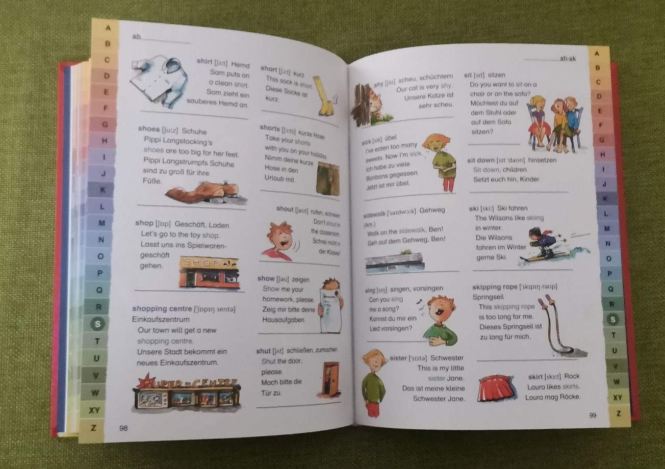 Słownik niemiecko angielski dla dzieci / iIlustrowany