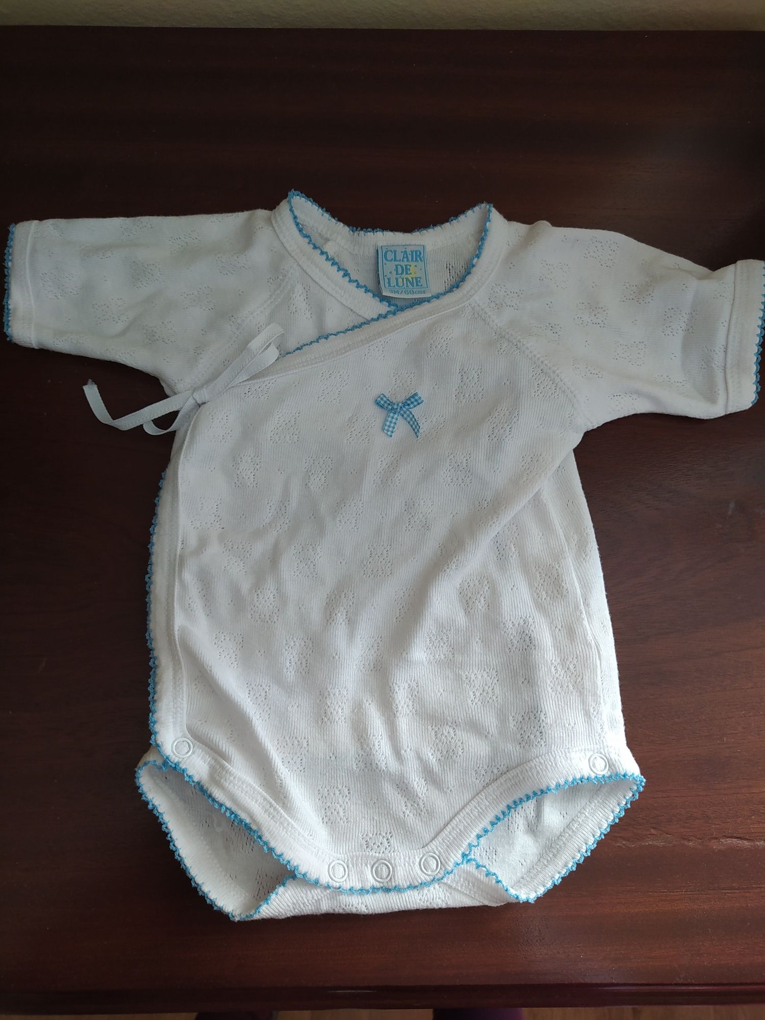 Body com ursinhos marca Clair de Lune 3 meses 60 cm