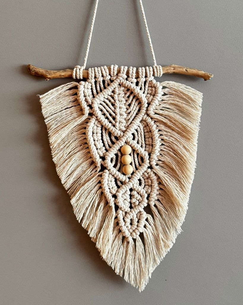 Painel em macramé