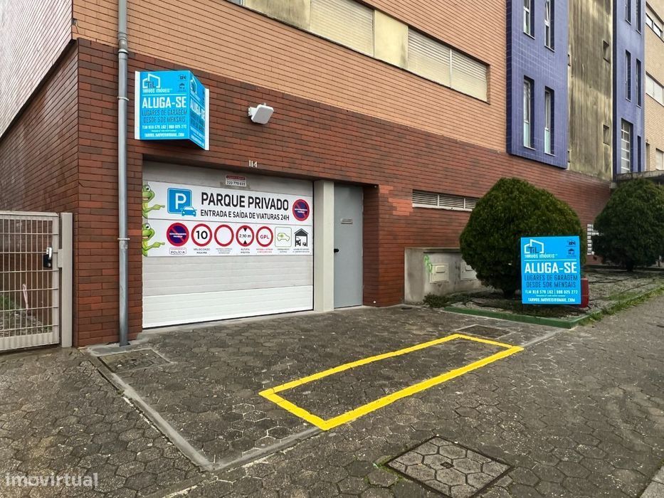 Lugar de garagem a 250 mts do Hospital de Gaia em Frente ao Continente