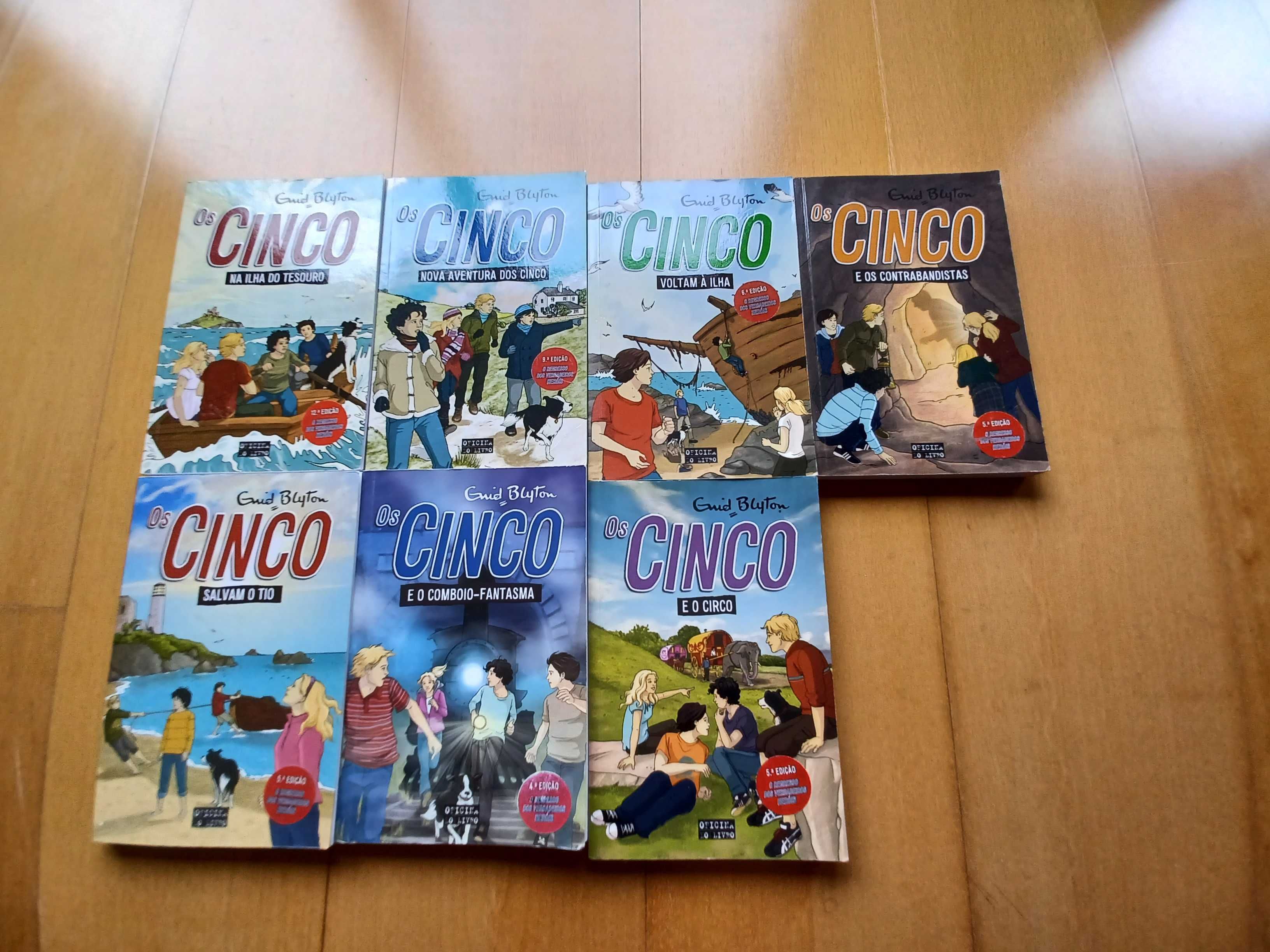 Coleção de livros  - Os cinco -