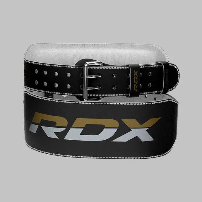 Cinto de levantamento de peso de couro para academia - Médio