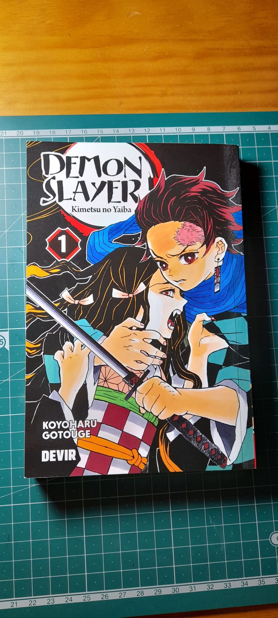Livro "Demon Slayer kimetsu no yaiba"