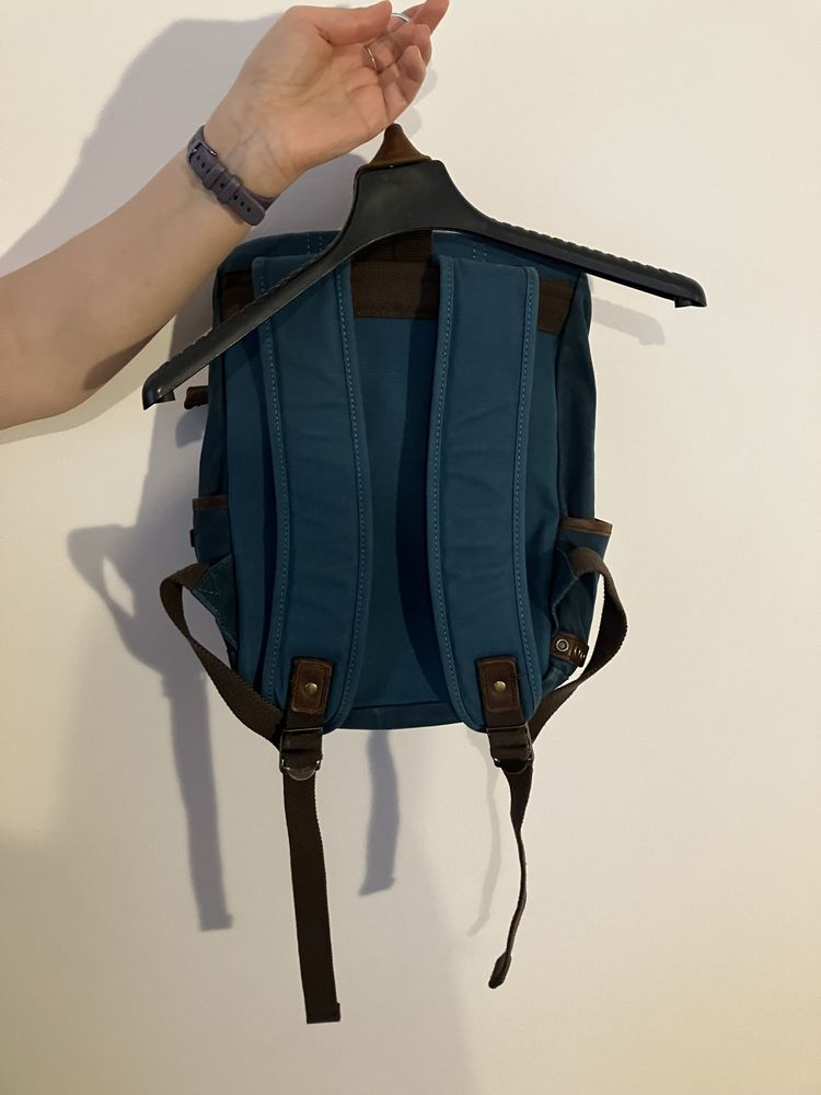 Plecak Gandys Teal Waxed Cotton Mini Bali Backpack