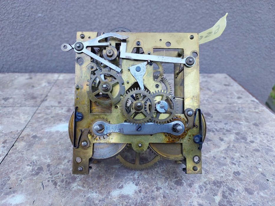 656 Mechanizm starego zegara ściennego FMS 55006 sprawny
