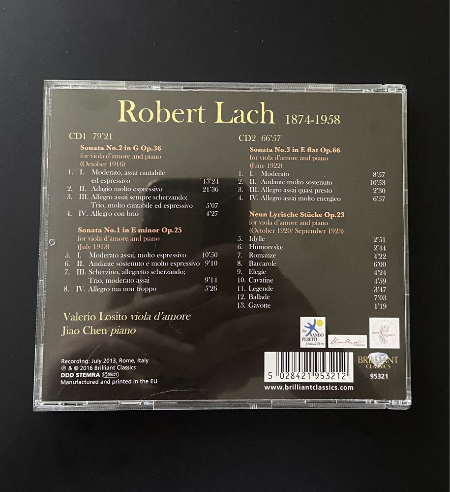 Robert Lach muzyka klasyczna CD