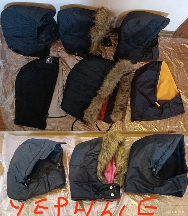 Капюшоны тонкие и утеплённые