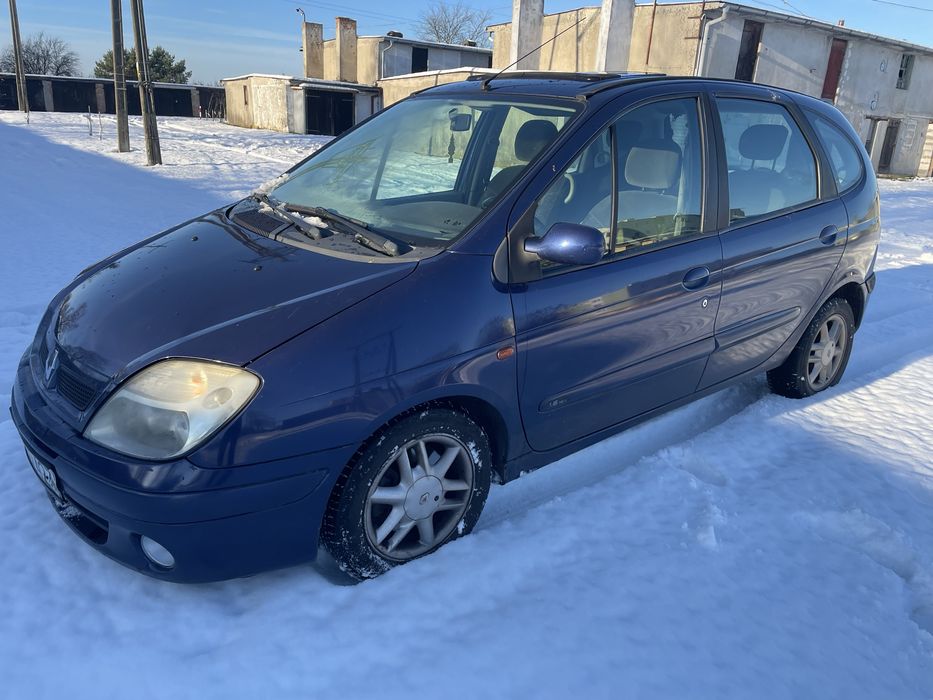 Renault scenic 1.6 benz dwa szyberdach, klimatronik alufelgi
