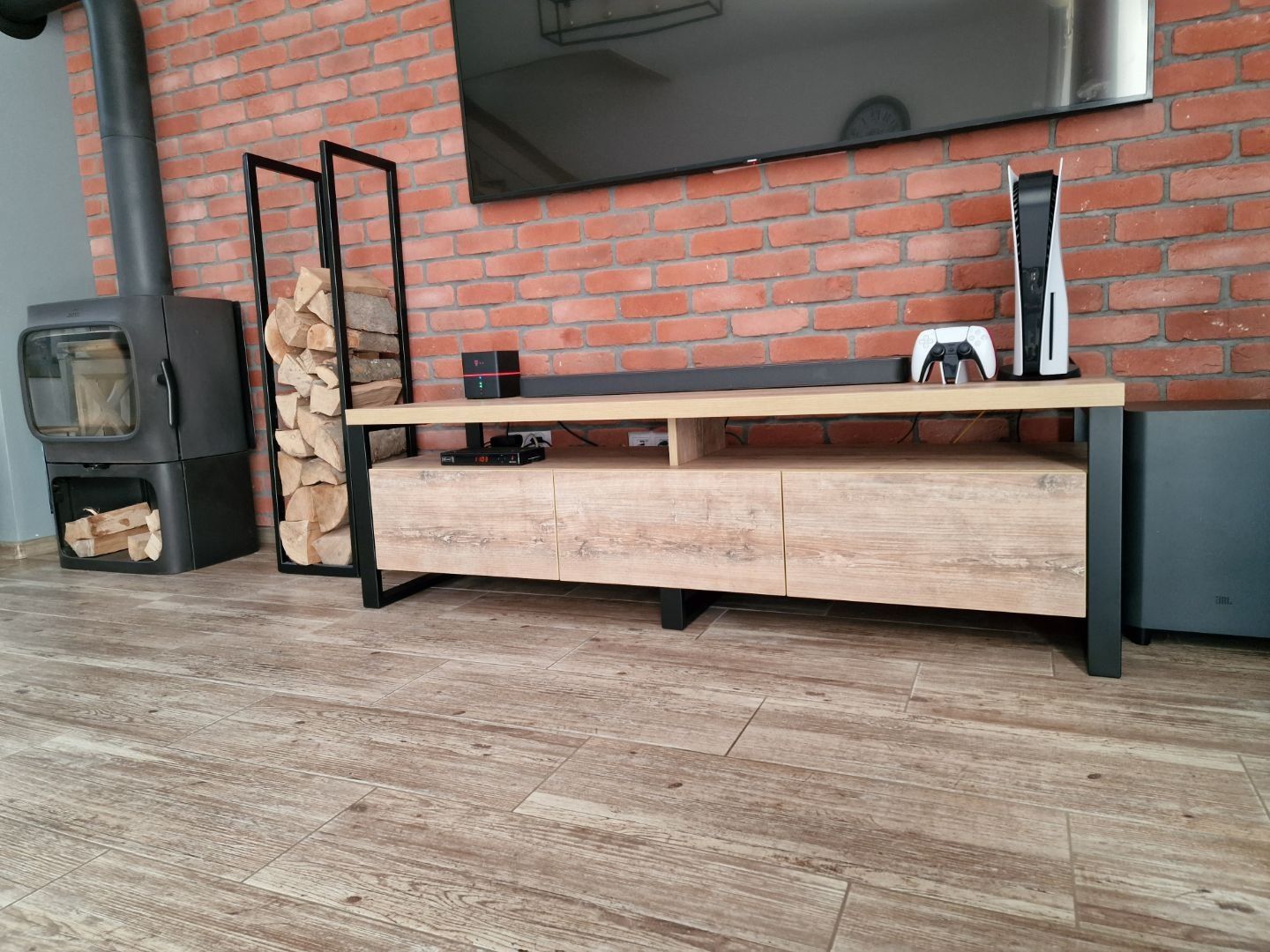 Szafka RTV w stylu LOFT, INDUSTRIAL, komoda RTV